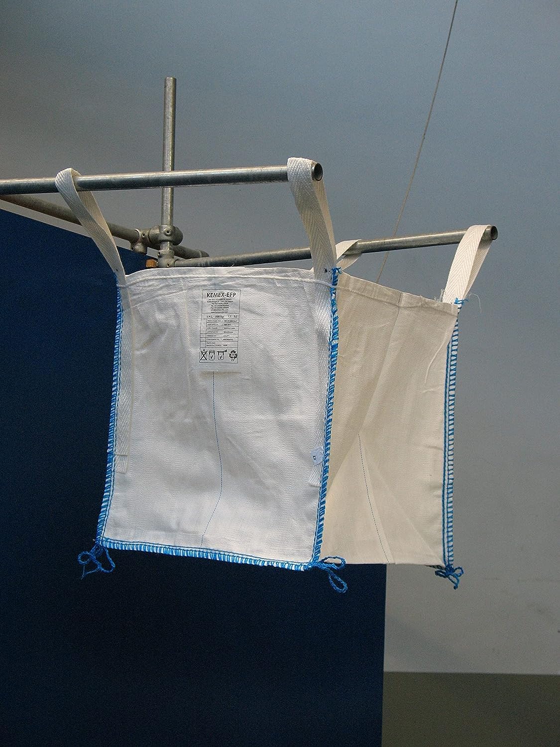 MULTISAC 6/R | Big Bag (FIBC) 60x60X60cm 500 kg. Boca abierta y Fondo plano. (1)