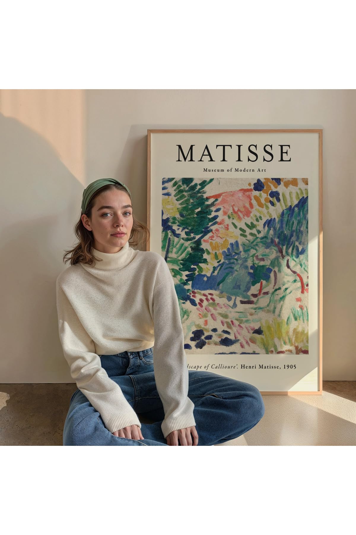 Fark Tanıtım Matisse Çerçevesiz Poster, Modern Dekoratif Çerçevesiz Poster, Tablo, Matisse-3, 21 x 30