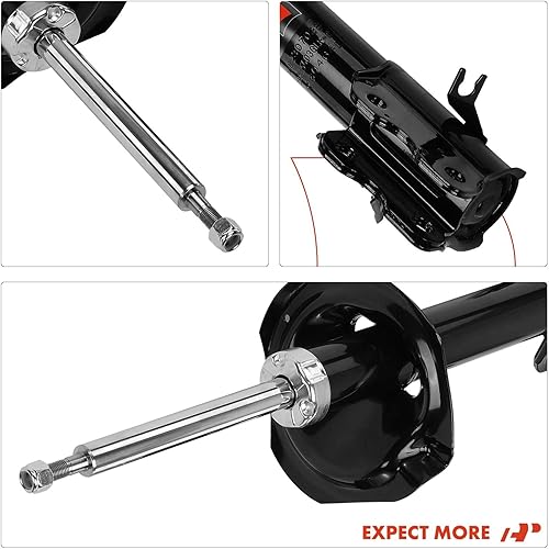 Miniatura 7 de A-Premium Par delantero (2) Amortiguadores compatibles con Nissan X-Trail 2005-2006