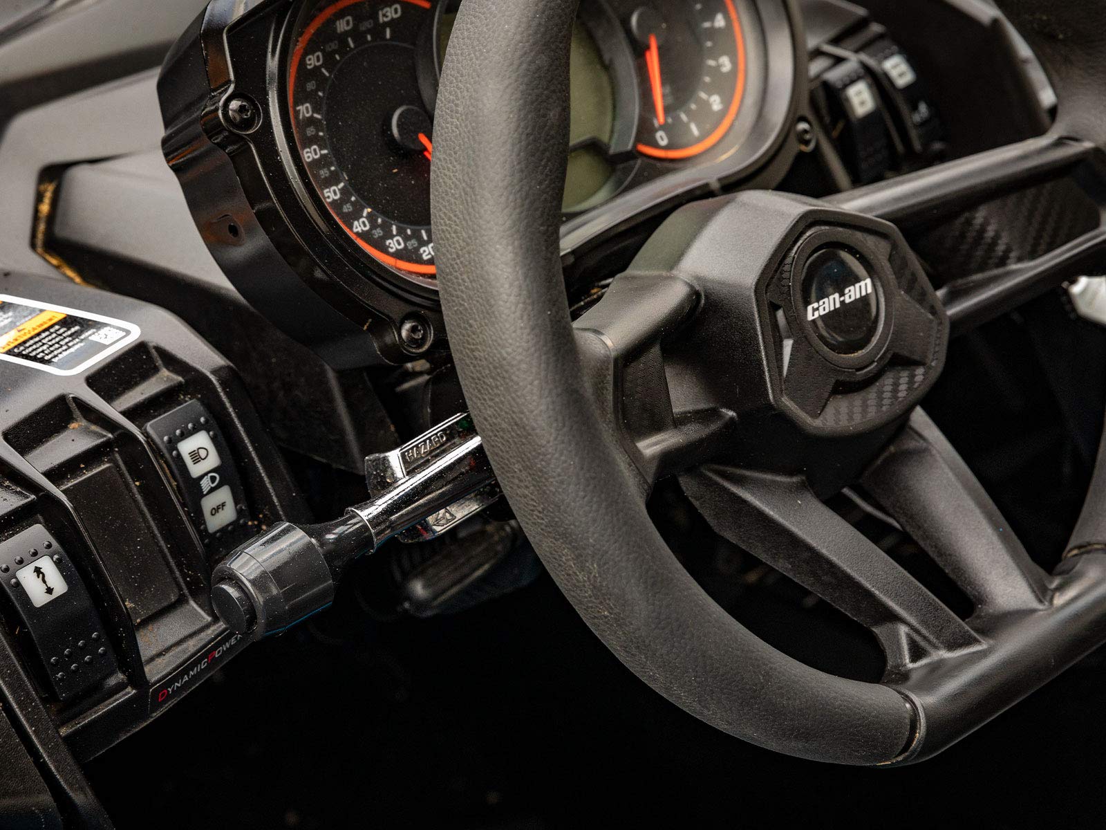 SuperATV Turn Signal Kit for CanAm Maverick X3 (2017+) Steering