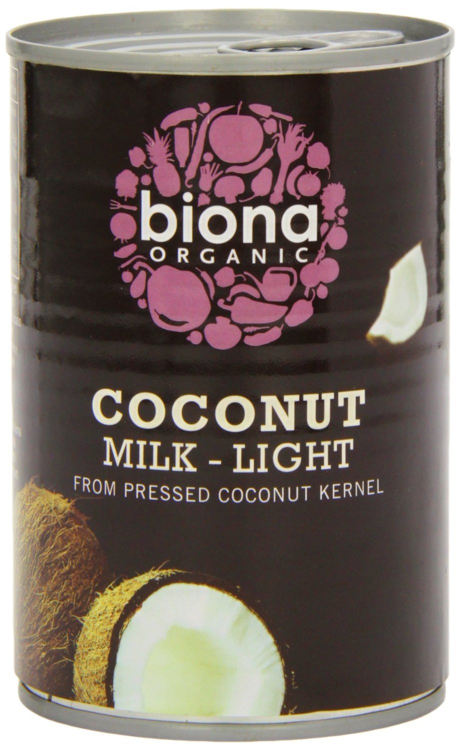 Biona Coconut Milk - Light 9% fat Organic 400ml-4 Pack