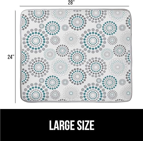 Vista 144 de Gorilla Grip - Funda reflectante de silicona para tabla de planchar