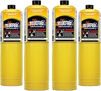 Vista 1 de BLUEFIRE Modern MAPP - Cilindro de gas, 14.1 oz, más caliente que el propano! Variación de paquetes de cantidad disponibles (4)
