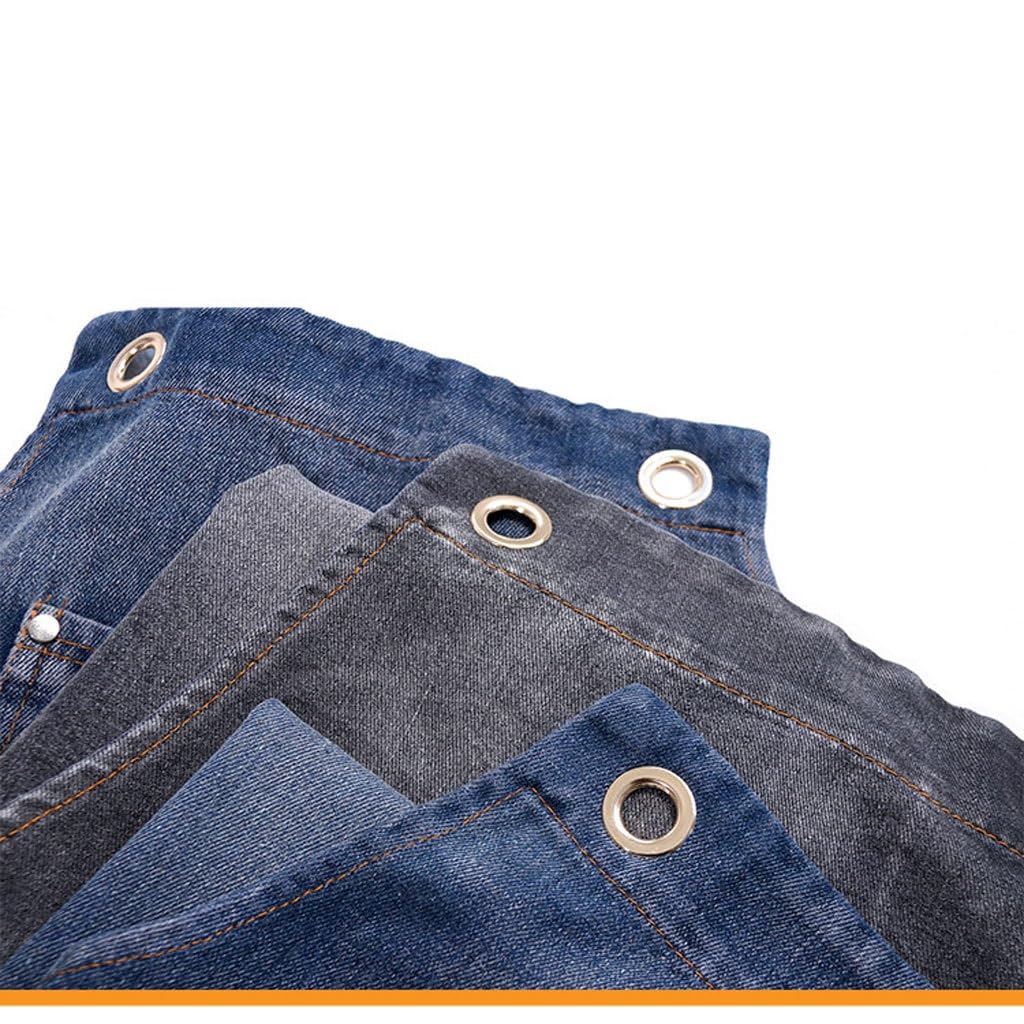 Delantal de Servidor Delantales para Cocinar Delantal de cocina de mezclilla for hombre, ropa de trabajo, barbero, tienda de té de la leche, restaurante, camarero, delantal artístico femenino Delantal