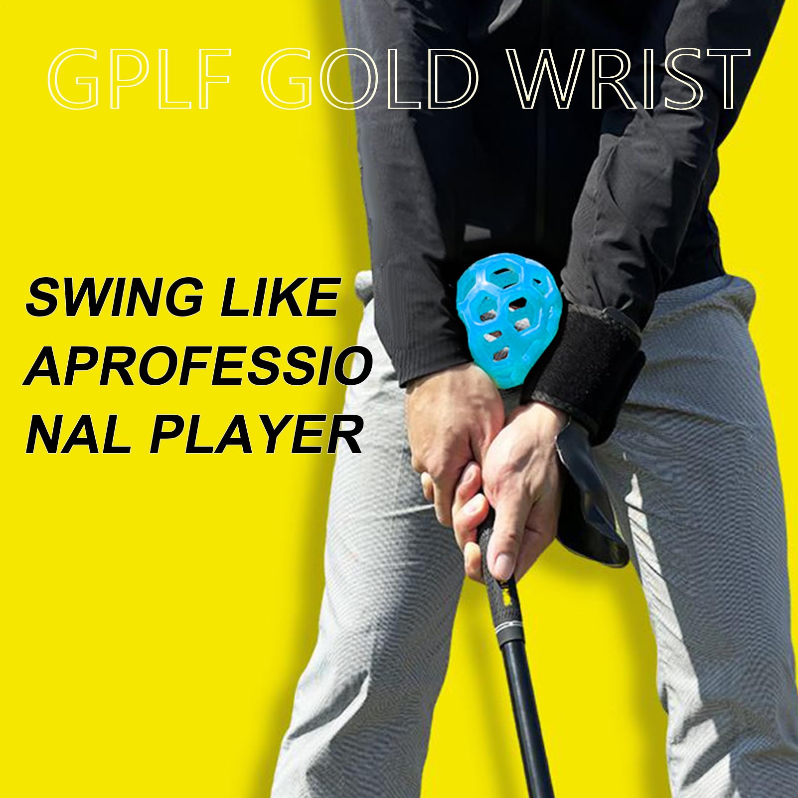 Generico Golf Swing Trainer, Left Hand Corrector, Swing Aid Tool, Wrist Alignment Support Compact Lightweight Design for Training Teens, Youth, Athletes, Beginners, 7.87x4.72x4.13 Inches