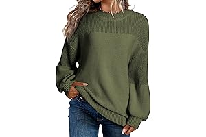 Versatile Green Sweater for Women: Chic, Cozy Essential