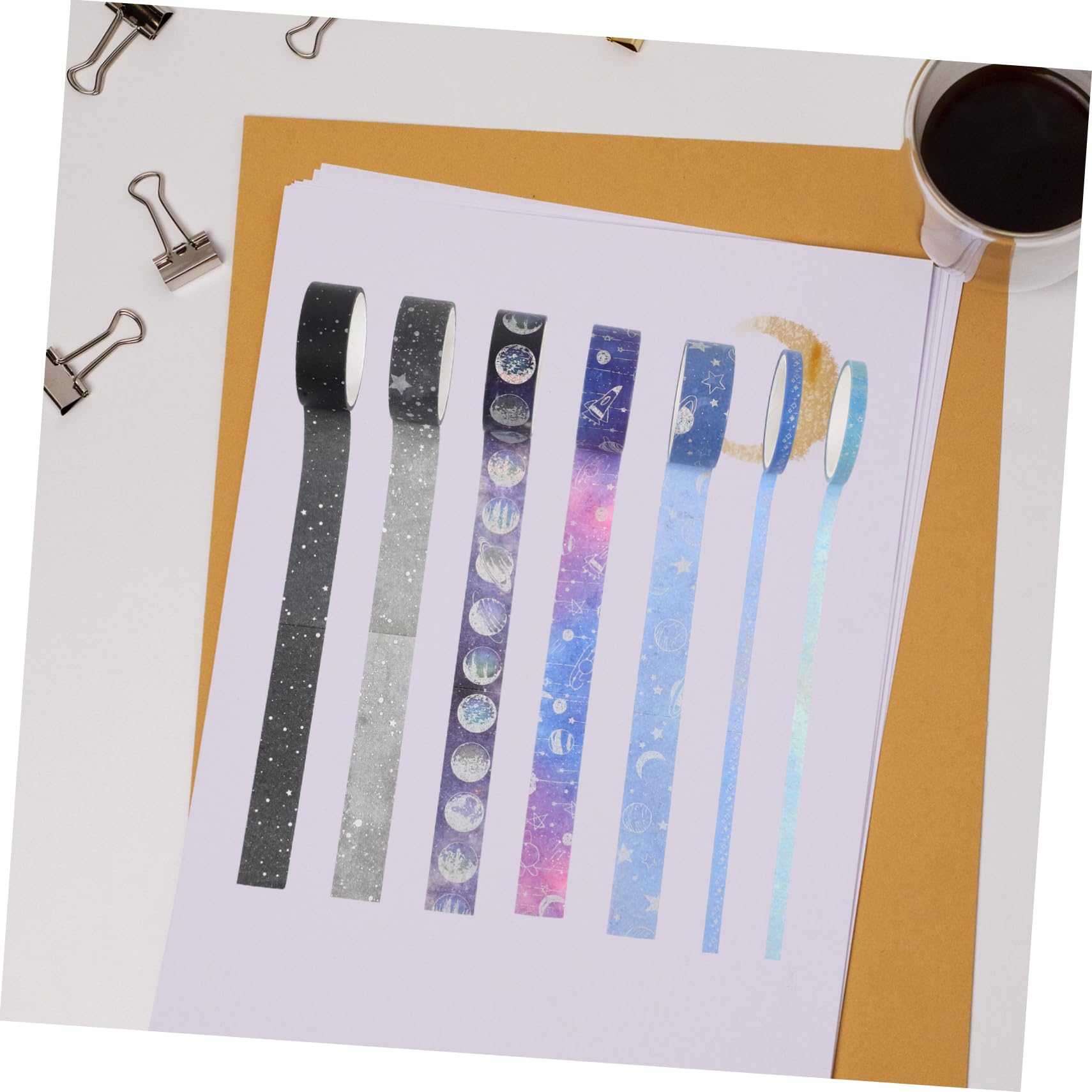 Uonlytech 5 Sätze Tape Set Handwerk Dekoratives Washi Tape Klebeband Zum Einwickeln Bastelband Washi-tape Für Scrapbooking Diy Klebeband Patch Aus Japanischem Papier 19 Rollen * 5