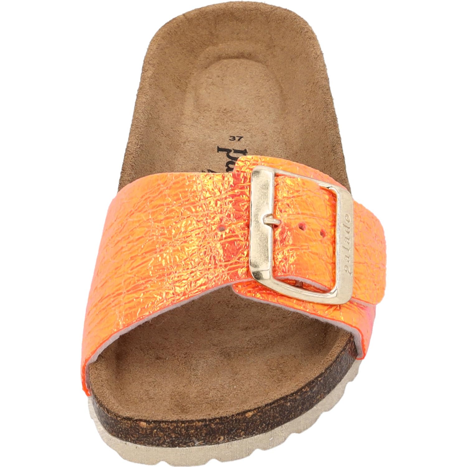 Palado Pantoletten Damen Malta EGS Disco by Sila Sahin - elegante Sandalen Made in Spain - Hausschuhe mit Kork-Fußbett - bequeme Sommerschuhe