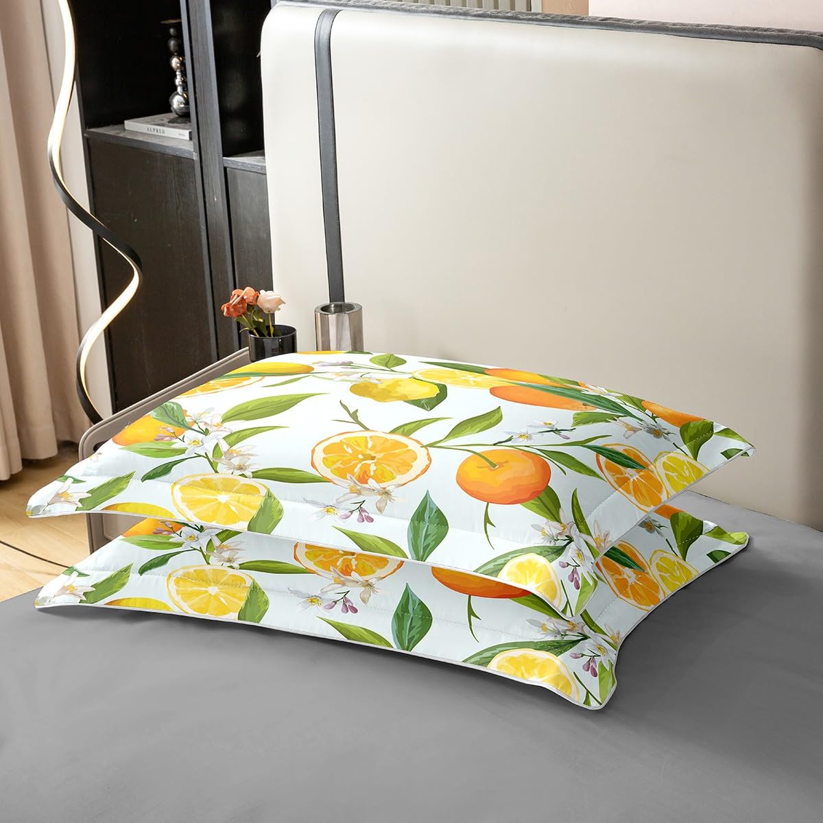 Beddengoedset met gele citroenen voor meisjes, jongens, kinderen, dekbedovertrek met bloemen en groene bladeren, dekbedovertrek met exotisch citroen, frisse, levendige kamerdecoratie, dekbedovertrek Beddengoedset met gele citroenen voor meisjes, jongens, kinderen, dekbedovertrek met bloemen en groene bladeren, dekbedovertrek met exotisch citroen, frisse, levendige kamerdecoratie, dekbedovertrek