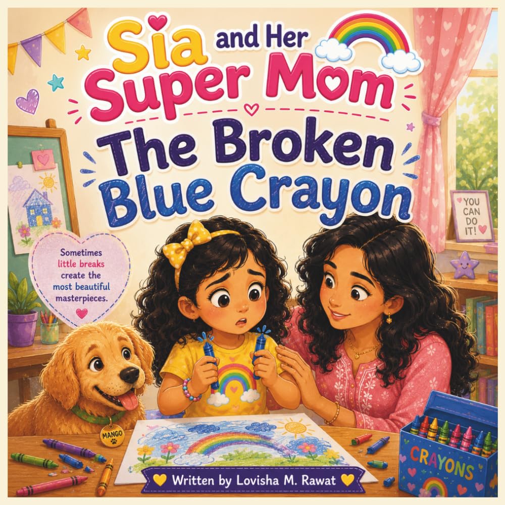 The Broken Blue Crayon (Sia & Her Super Mom)