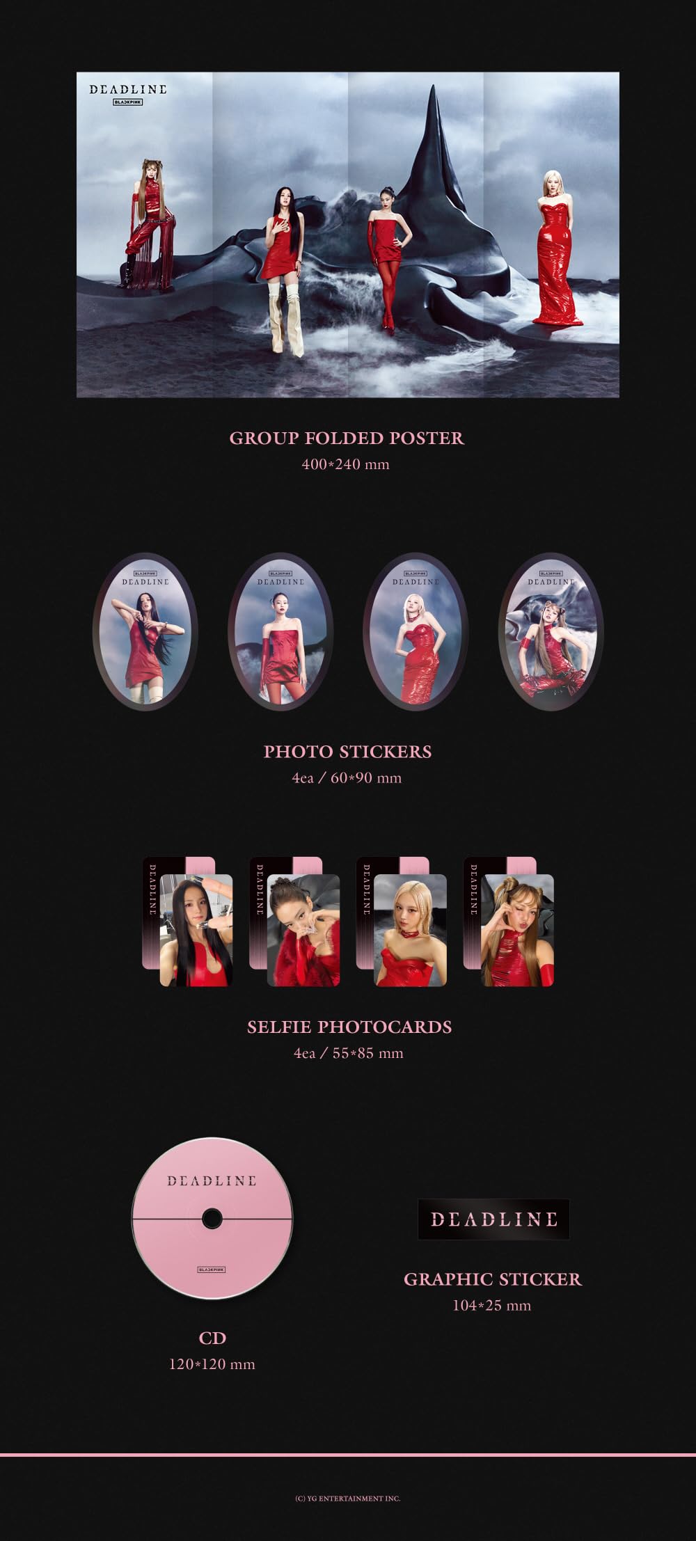 【新品未開封】BLACKPINK DEADLINE Amazon.com: BLACKPINK DEADLINE 3rd Mini Album with Tracking Sealed