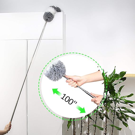 BOOMJOY Microfiber Duster & Dish Gloves 3 Pairs