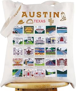 G2TUP Austin Texas Gifts Austin Texas Bachelorette Party Tote bag Austin Lovers Travel Shopping Bag