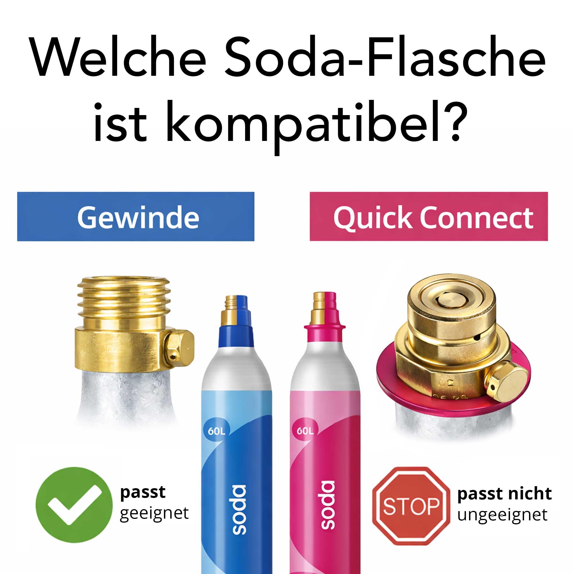 CO2 Anlage Aquarium Sodaflaschen Komplettset - Inkl. Nano-Diffusor, Dauertest, Druckminderer, 2m Schlauch - Profi
