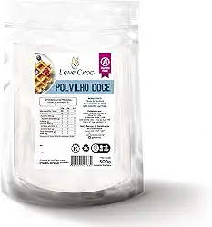 Polvilho doce (fécula de mandioca) sem glúten Leve Croc 500g
