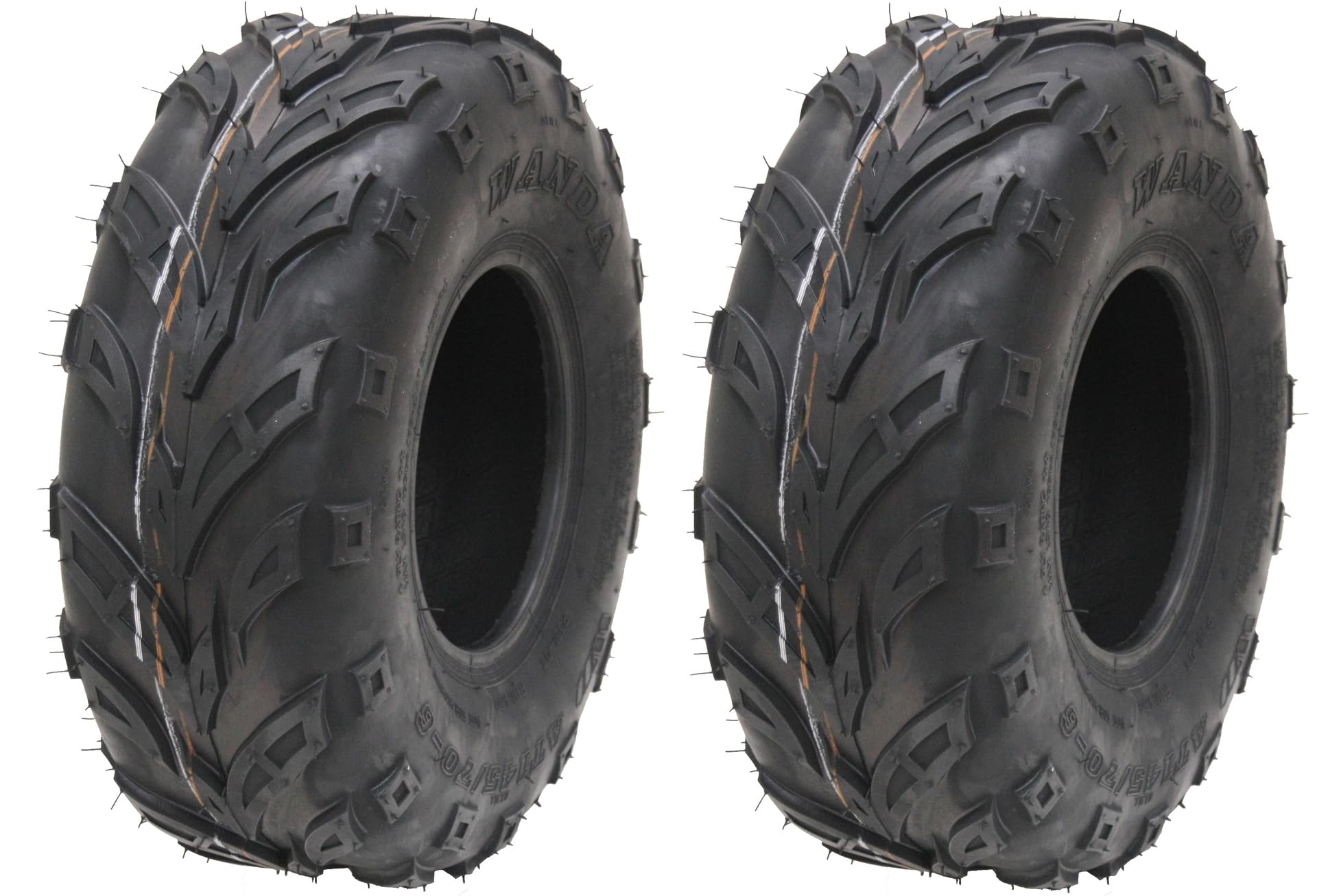 145/70-6 ATV tyres Quad trailer kids wheels 50cc 90cc 110cc Wanda (Set of 2)