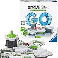 Ravensburger - Gravitrax GO Flexible | Pista Biglie Con 37 Pezzi | Rompicapo Bambini