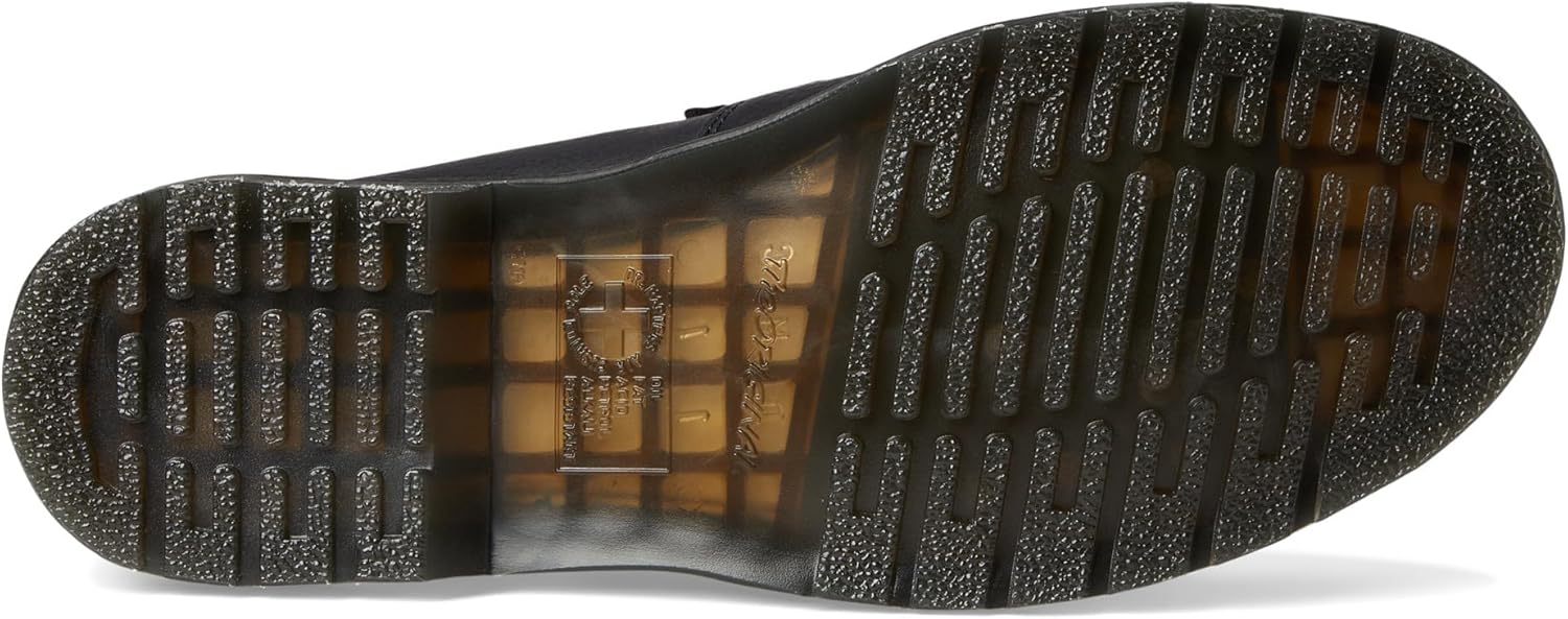 Dr. Martens Unisex-Adult Adrian Yellow Stitch Leather Loafers - Image 4