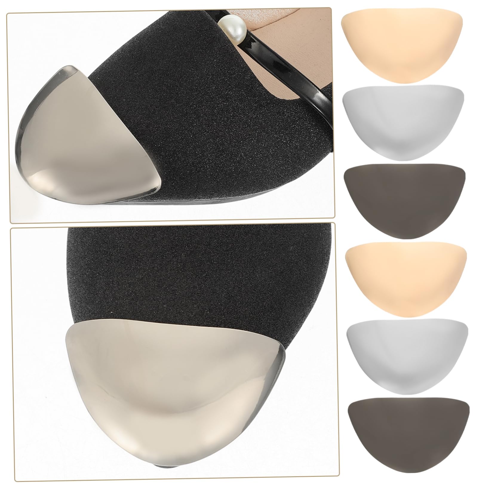 SOIMISS Tacchi Per Le Scarpe Tacchi Punte Del Protezione Della Punta Dello Stivale Punta Decorativa Cappellini Punta In Copre Del