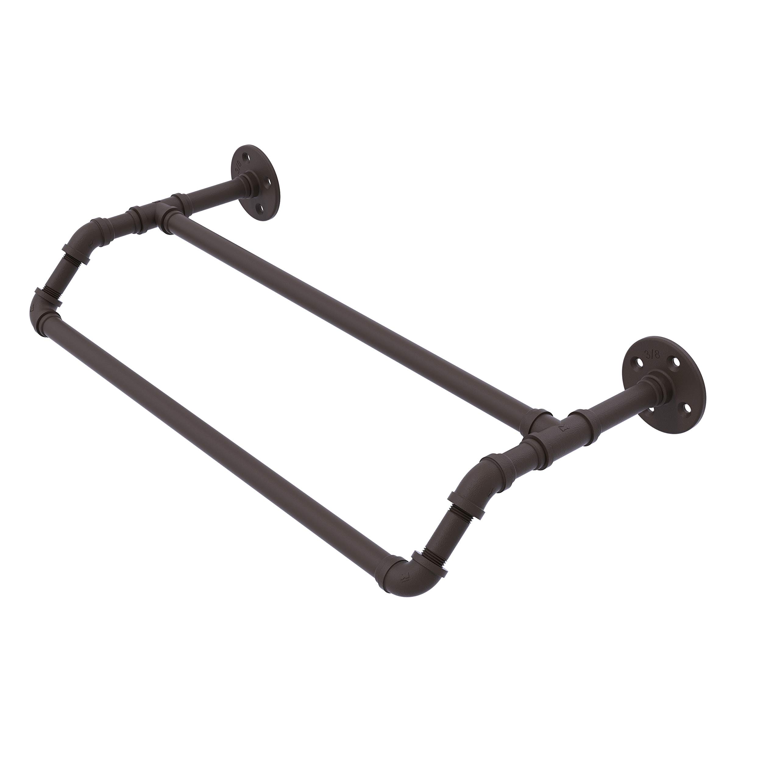 Allied Brass P-220-30-DTB Pipeline Collection 30 Inch Double Towel Bar, 30", Oil Rubbed Bronze