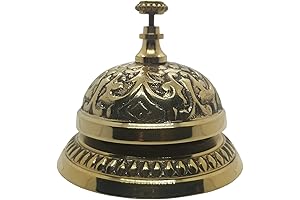 Solid Brass Victorian Style Clerk Bell