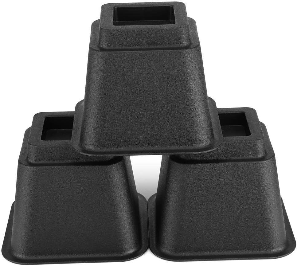 Amazon.com: Heavy Duty Risers, Plastic Bed Risers Set Chair Furniture ...