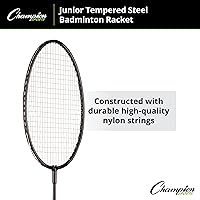 Vista 16 de Champion Sports BR40 Heavy-Duty Steel Badminton Racket
