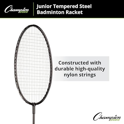 Miniatura 12 de Champion Sports BR40 Heavy-Duty Steel Badminton Racket