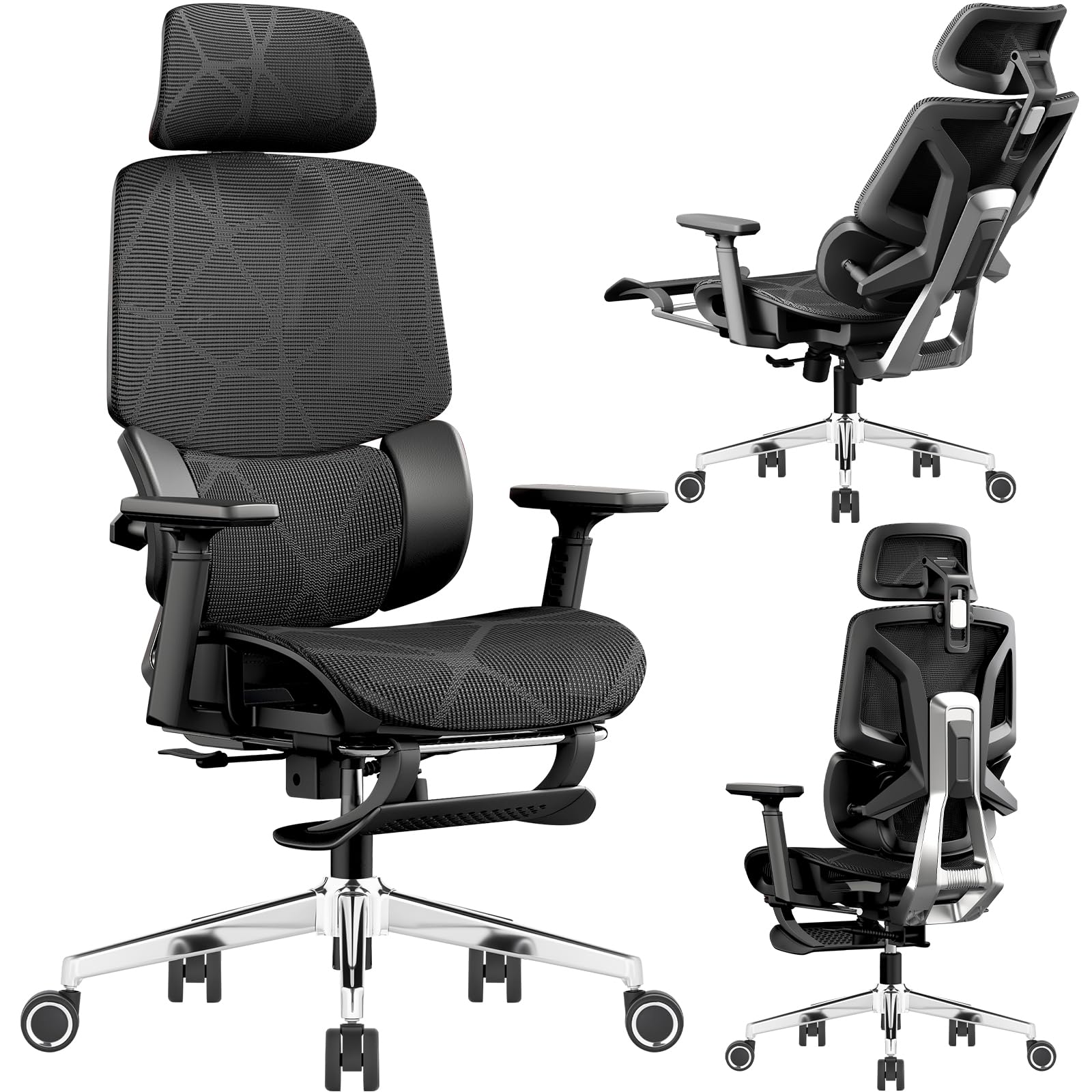 高機能オフィスチェア　モールドウレタン　3点人間工学　ハイバック　チェア　椅子 パソコンチェア PCチェア オフィスチェア ワークチェア モールド