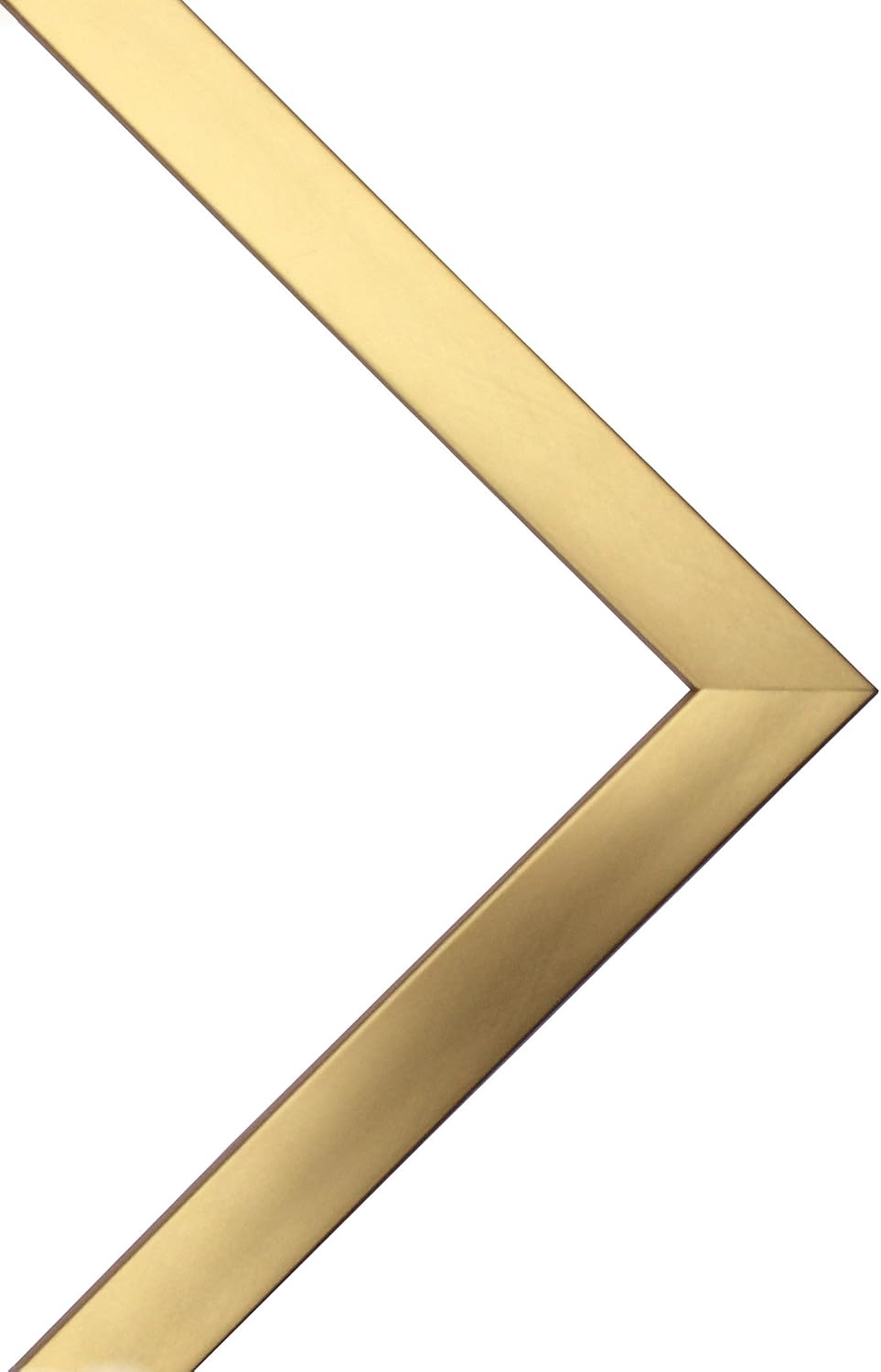 FRAMES BY POST 0.75 Inch Gold Picture Photo Frame With Ivory Mount 9 x 7 Image Size 7 x 5 Inch Plastic Glass