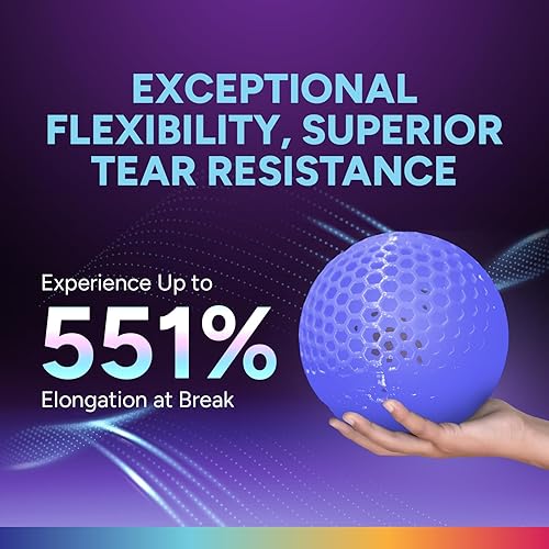 Vista 116 de OVERTURE - Filamento de TPU de alta velocidad 1/16 pulgadas, rollo flexible 95A, impresora 3D, precisión dimensional +/- 0.001 pulgada, se adapta a