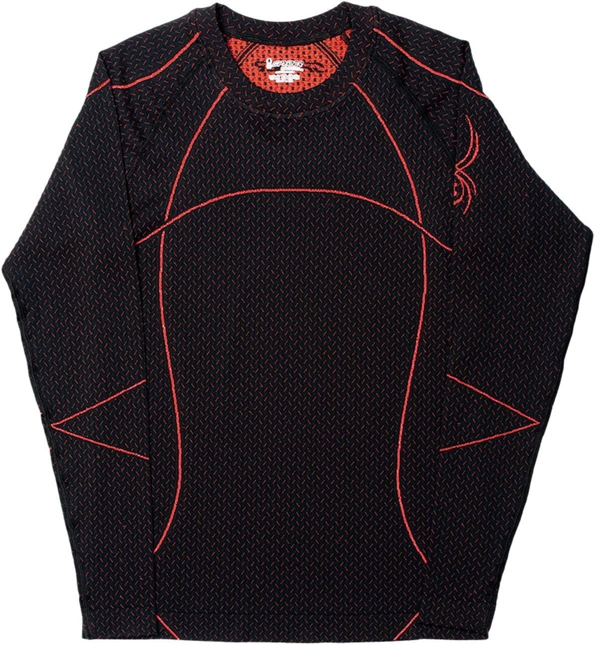 Spyder Women's Olympian Long Sleeve Top - Boxed (Medium/Large, Black/Bryte Pink) - Image 3