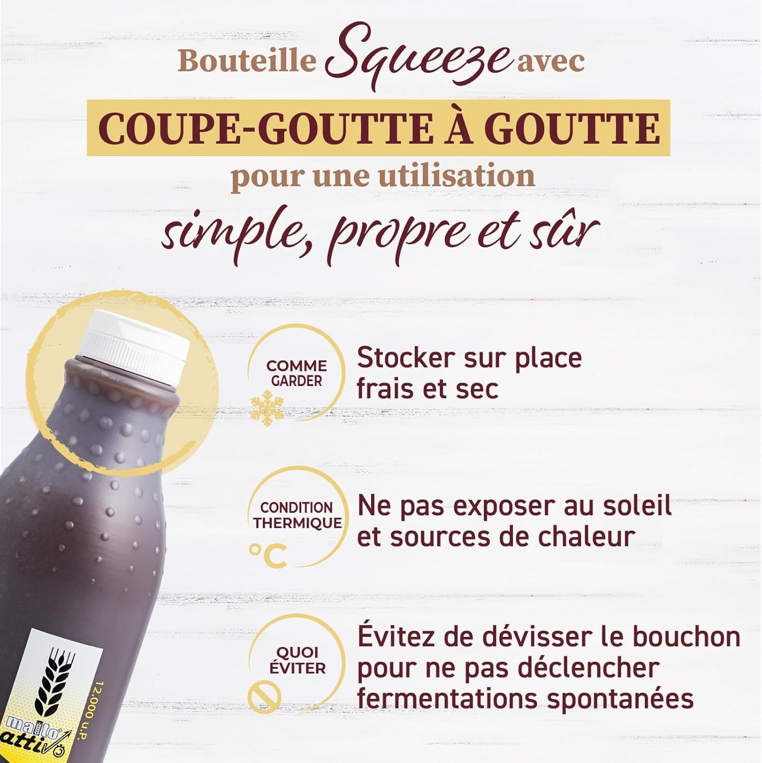 Malto Attivo, Super Diastasico 1400g, Extrait de Malt à Haut Pouvoir Diastasique, Malt d'Orge et Mais idèal pour la Panification, 12.000 Unitées Pollak, Fabriqué en Italie