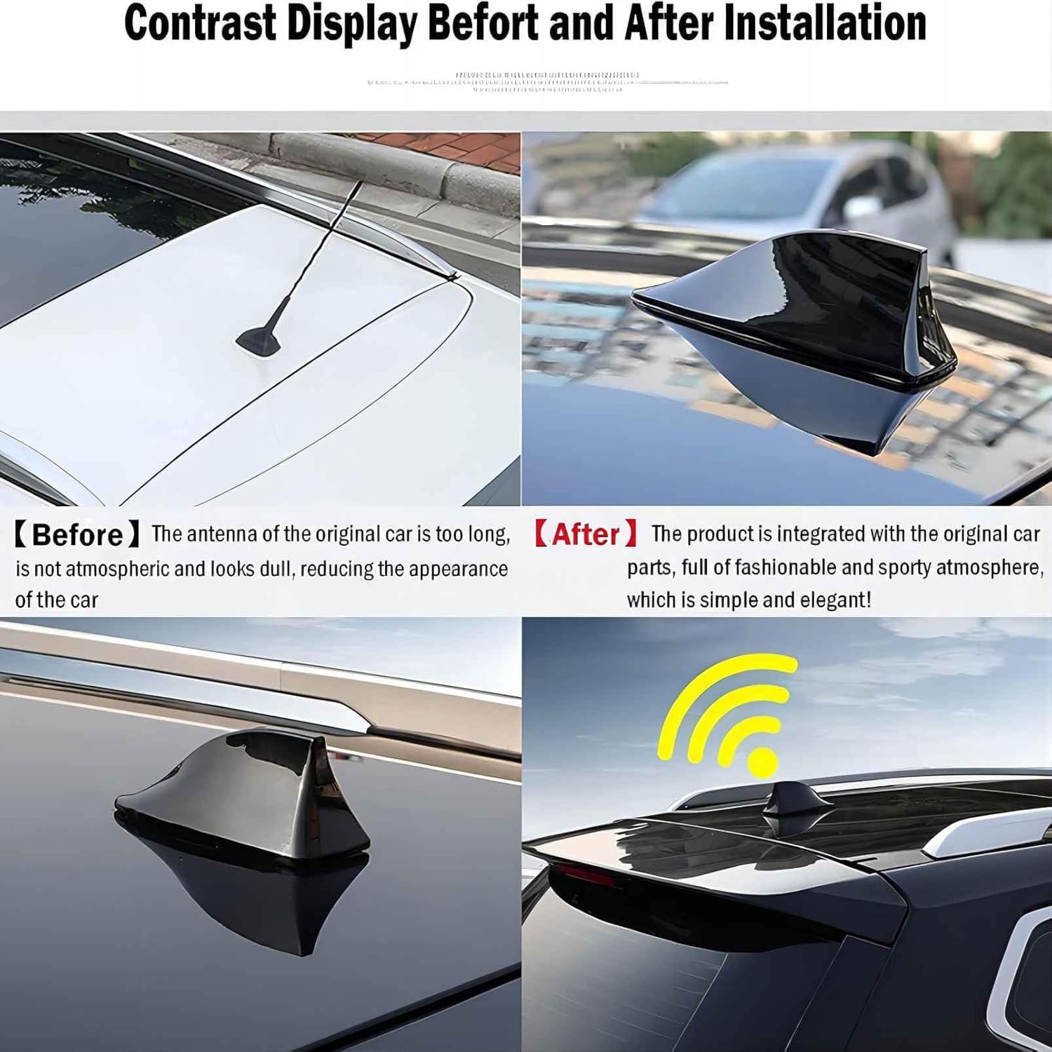 1x car Shark fin Antenna，for Toyota Prius A V C Prius+ Prime 2010
