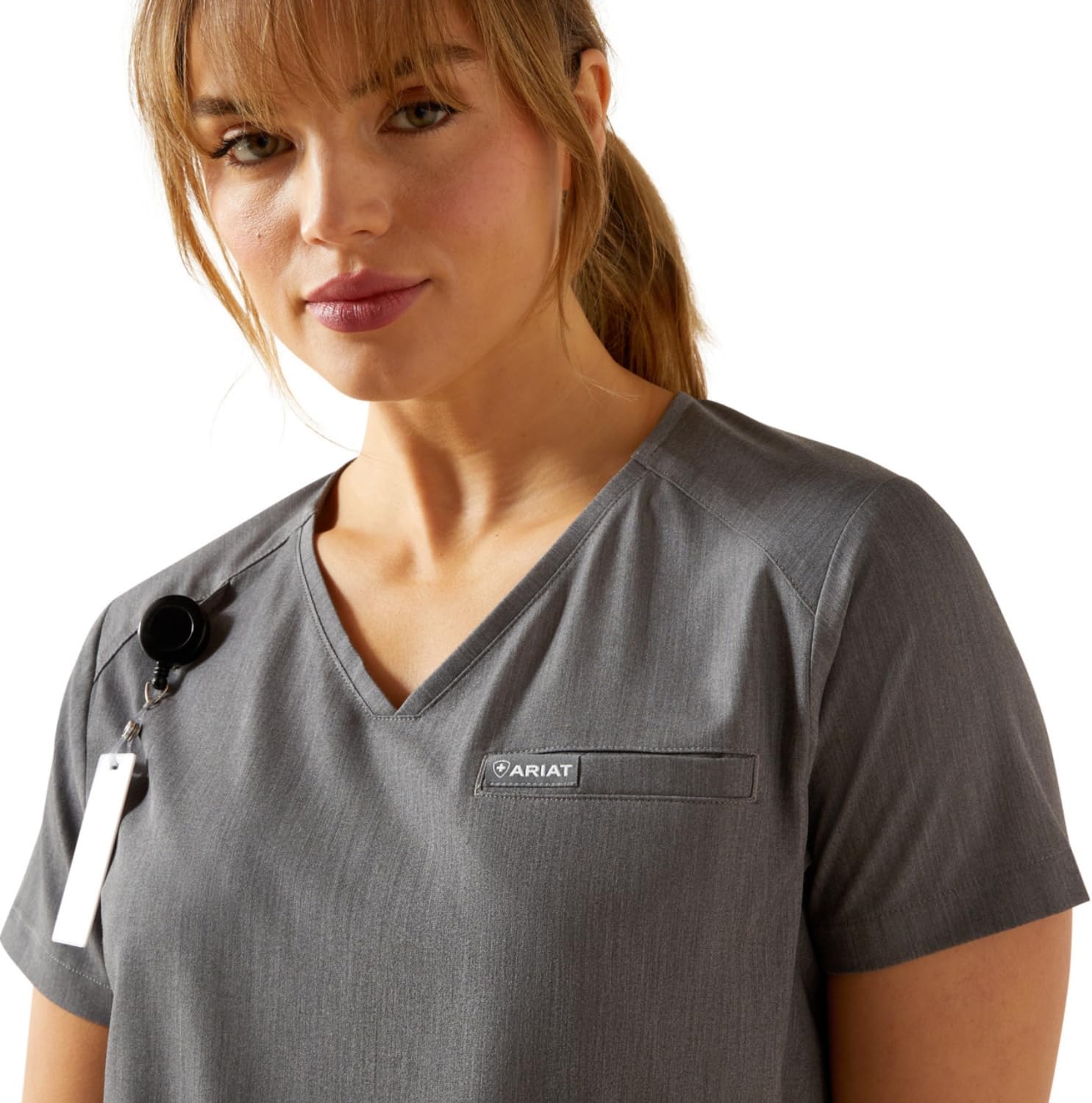 Ariat Womens Clara 6 Pocket Scrub Top