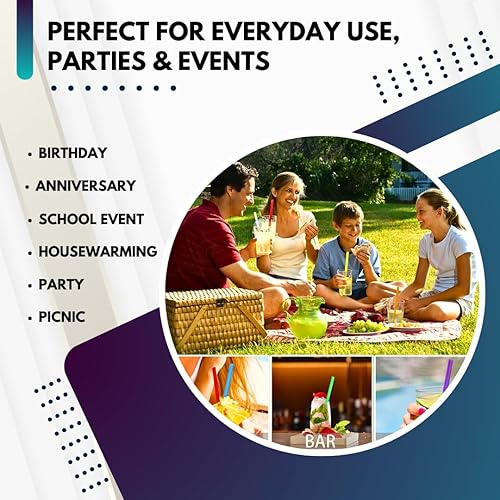 Miniatura 5 de Green Direct Vasos de plástico duro transparente de 9 onzas  Vasos desechables de plástico resistente para bodas, cócteles y bares  Vasos elegantes