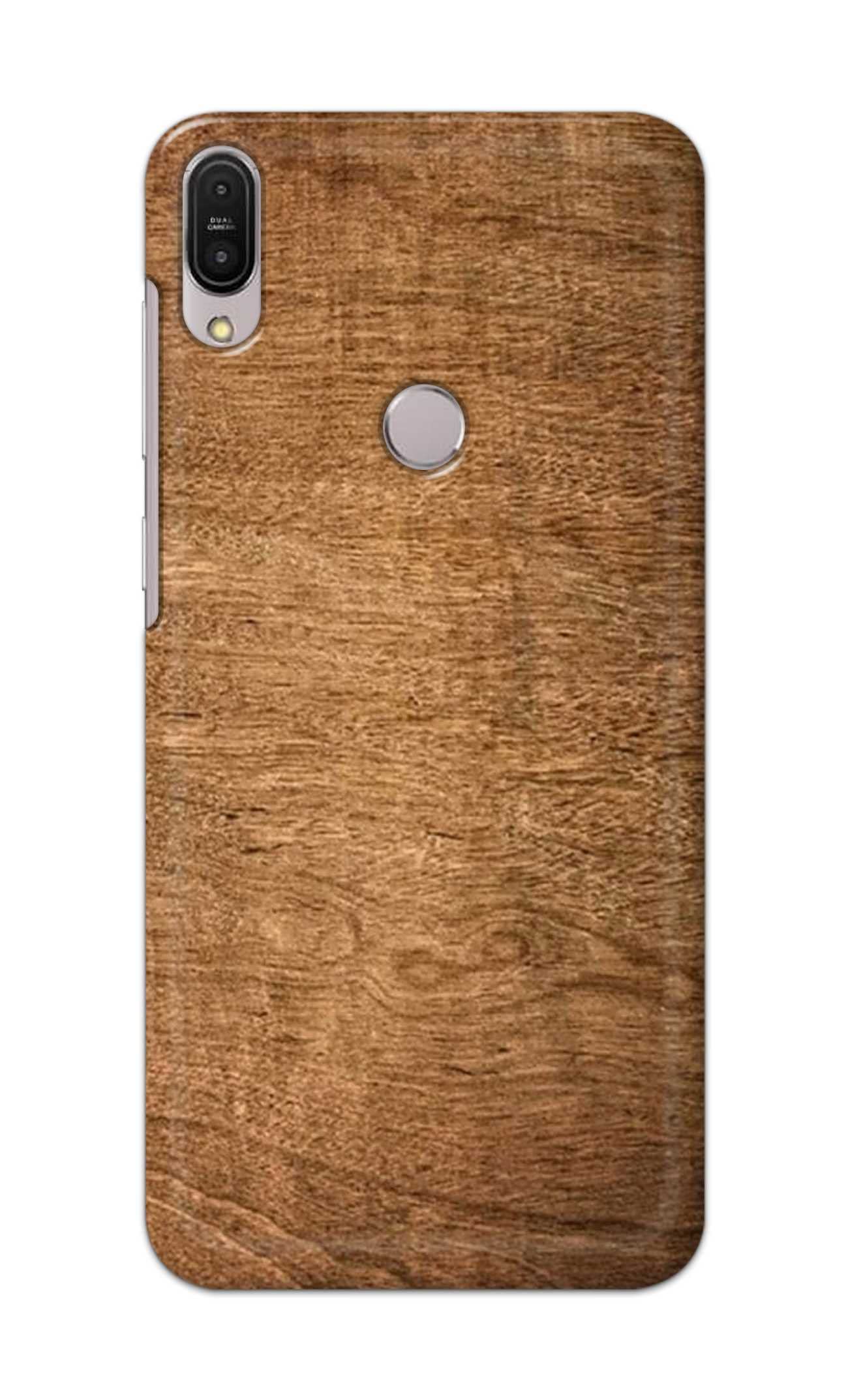 PalelaCases� Wooden with Curving Pattern Hard Back Case Cover for Asus Zenfone Max Pro (M1) ZB601KL / ZB602KL (5.99") Back Cover -(K9) SLC1006