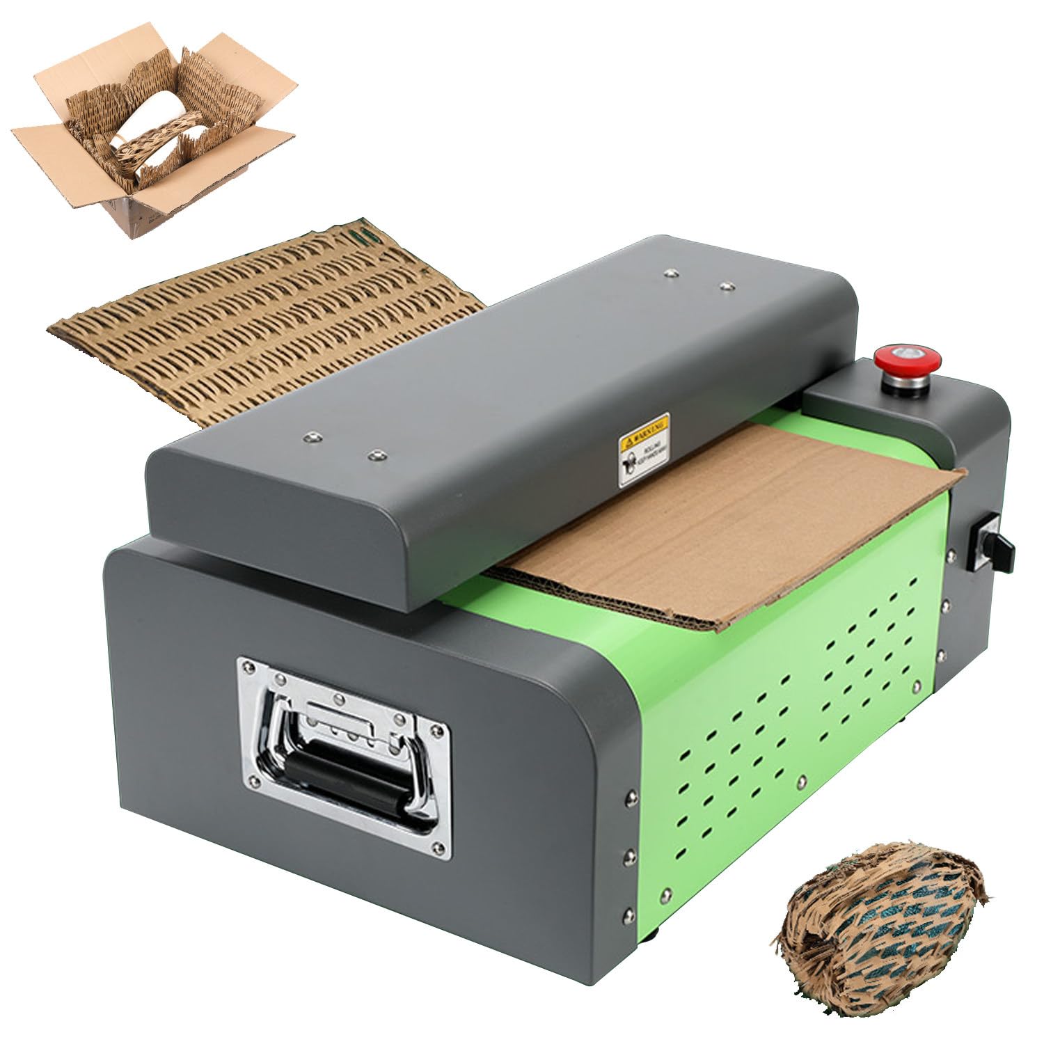 Machine de découpe par Expansion pour Carton ondulé, Papier froissé, Carton alvéolé, déchiqueteur pour Petits cartons usagés, 3 m/Min, Largeur de Coupe 325 mm