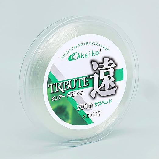 Clear Fishing Line, 656ft Nylon Fishing Wire String, Clear Beading String Cord for Hanging Decorations, Beading and Crafts