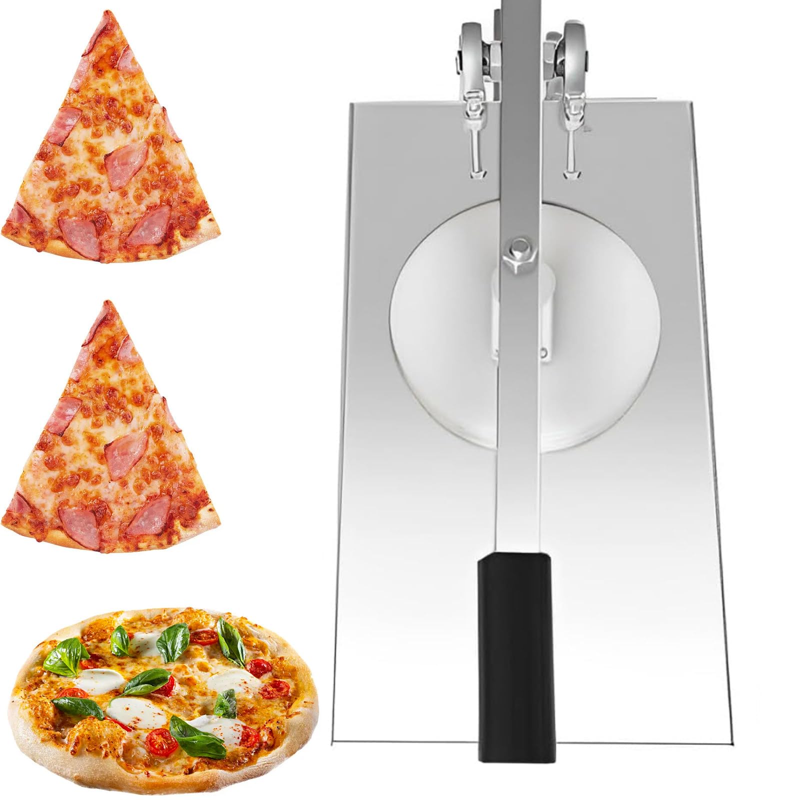 Amazon｜業務用ピザプレス、12-24cmピザ生地メーカー、ピザ生地プレス