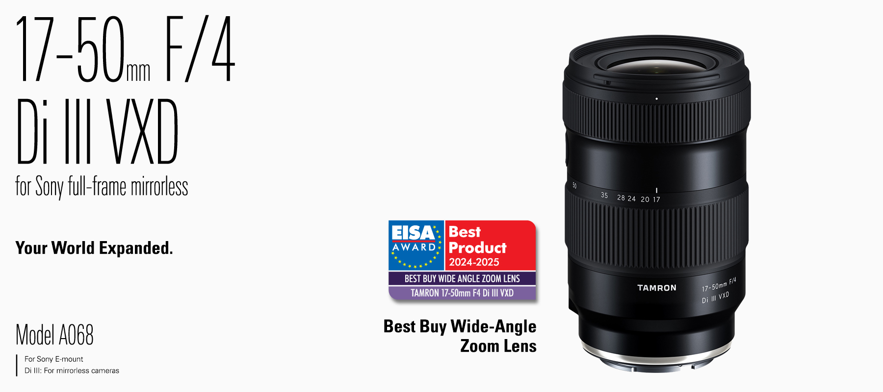 Amazon.com : Tamron 17-50mm F/4 Di III VXD for Sony E-Mount Full