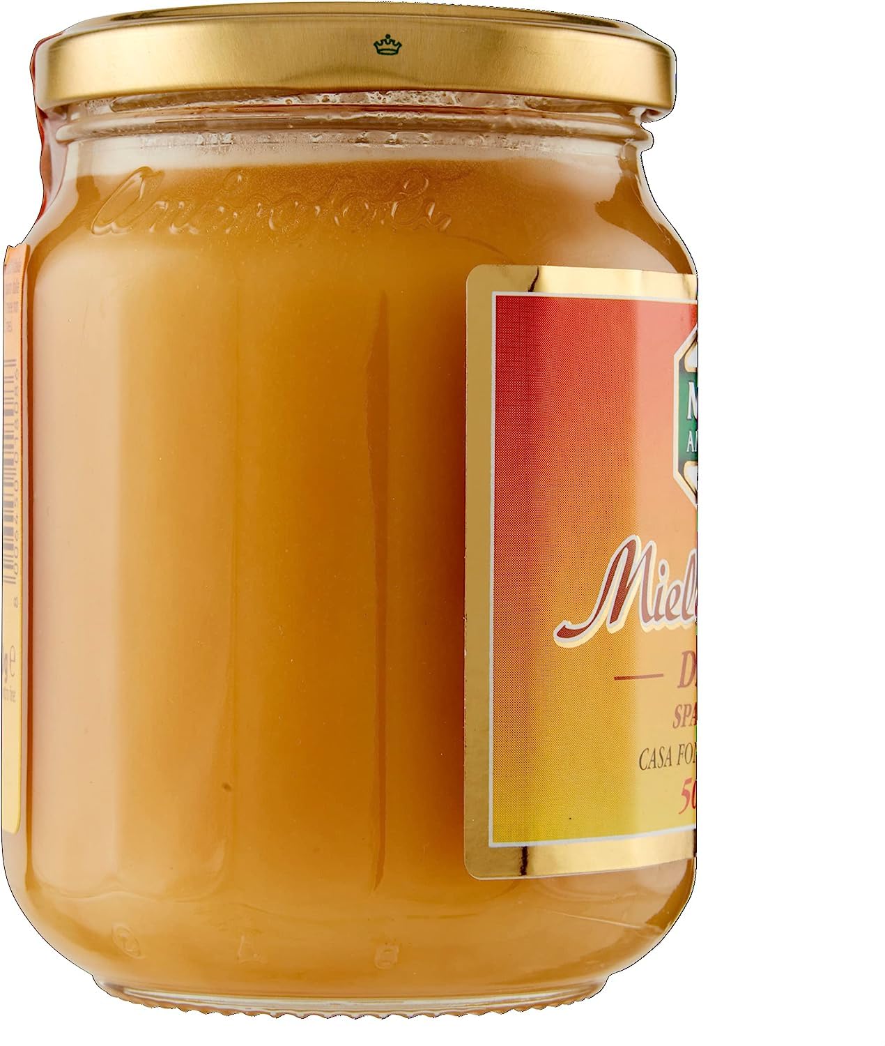 Italian Gourmet Crema di Miele Denso Honig Brotaufstrich cremig 12 x 500g | Dolce e vellutato; perfekt für Frühstück, Desserts, Tee und warme Getränke, Gesamtnettogewicht 6 kg + Kostenlos Polpa 400g