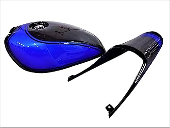 Amazon | ゼファー400 タンク+テールカウル 黒青 /外装 セット Amazon | ゼファー400 タンク+テールカウル 黒青 /外装 セット