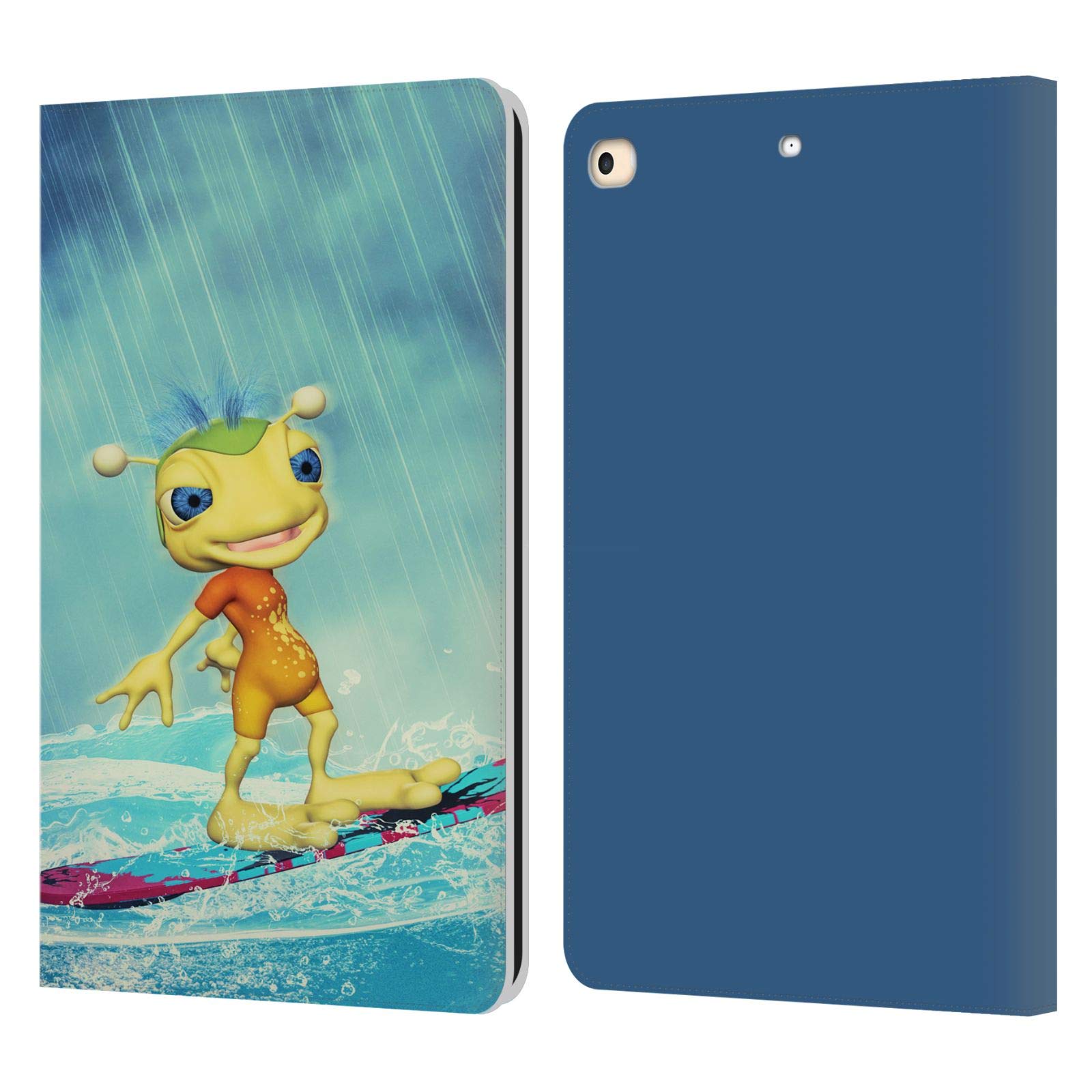Housse iPad 9.7 Surf Alien Simone Gatterwe pour travailler au café - 7