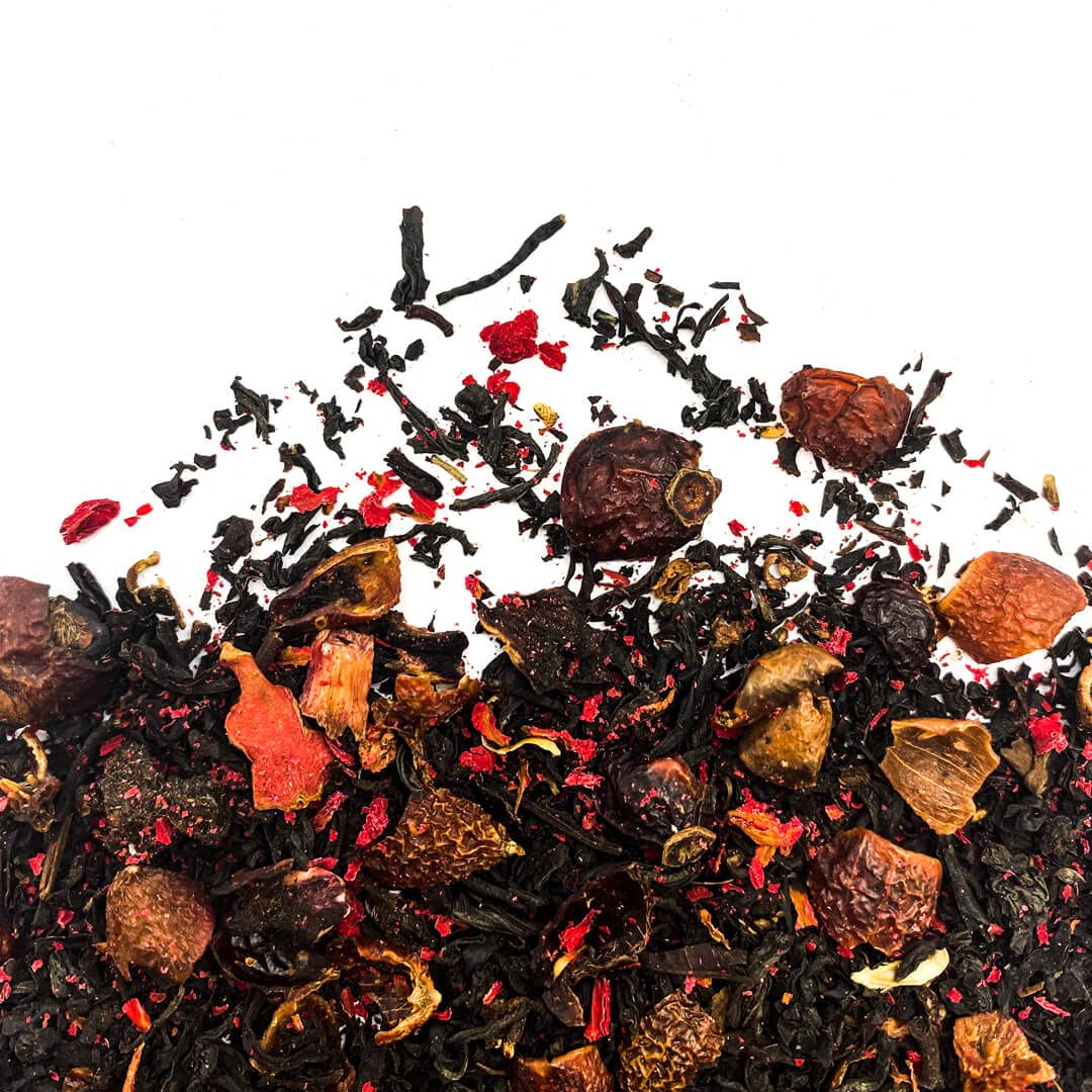 Tealand Black Tea Pomegranate - Raspberry Strong Malty Loose Leaf Breakfast Invigorating Aroma 500g