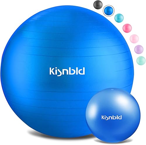 Pelota de ejercicio, pelota de yoga extra gruesa para entrenamiento y estabilidad durante el embarazo, 4 tamaños, pelota de equilibrio