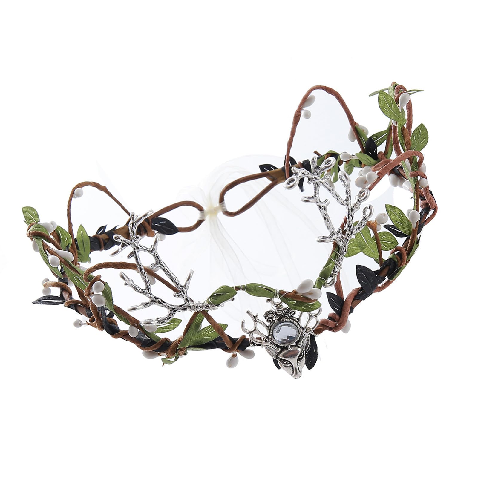 Tsophreniq Fairies Headpiece Circlet Fairies Headband for Halloween Wedding Party Wreath