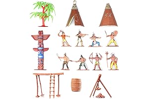 Native American Indians Figurines for School Project