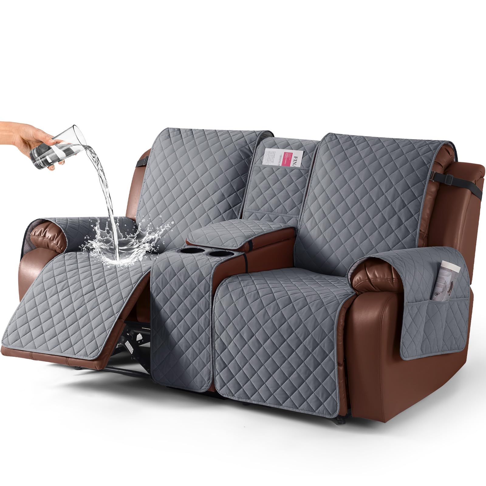 Amazon.com: KinCam 100% Waterproof Recliner Loveseat Cover with