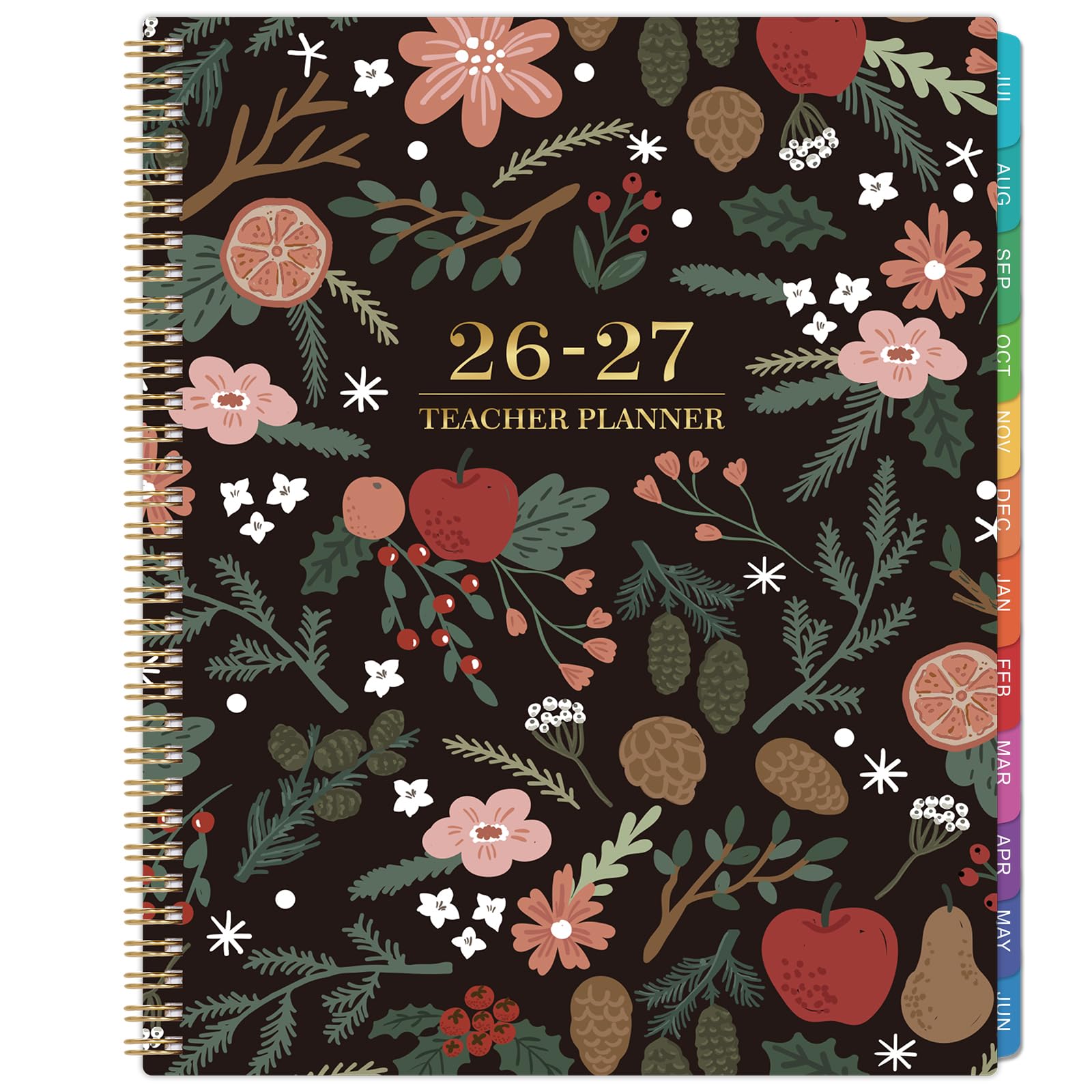 Teacher Planner 2026-2027 - Teacher Lesson Planner 2026-2027, July 2026 - June 2027, 8.5" x 11", Academic Planner for Teachers, Teacher Planner 26-27 Academic Year for School Year with Colorful Tabs